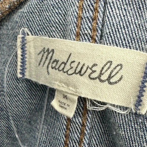 Madewell Skinny Overalls in Jansing Wash Stretch Denim Jean Coverall B443 - Picture 8 of 8